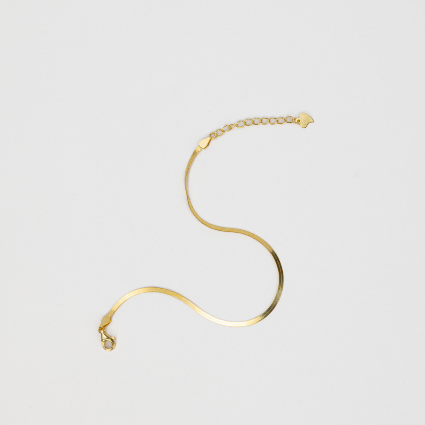 Złota bransoletka Silken Snake
