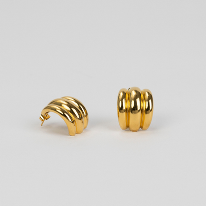 Złote kolczyki Urban Gold