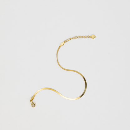 Złota bransoletka Silken Snake