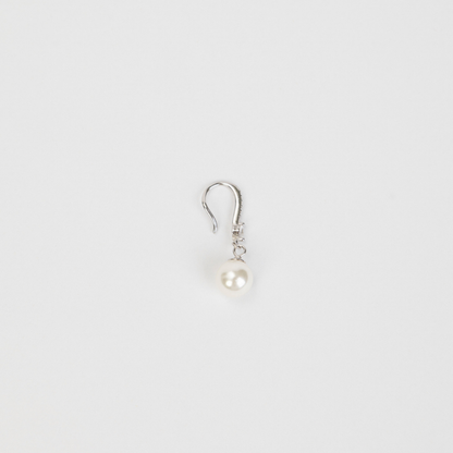 Srebrne kolczyki Pearl Drop